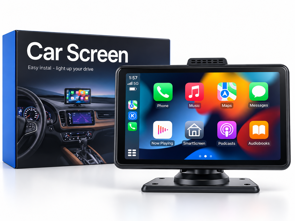 7” Wireless Apple CarPlay & Android Auto Screen