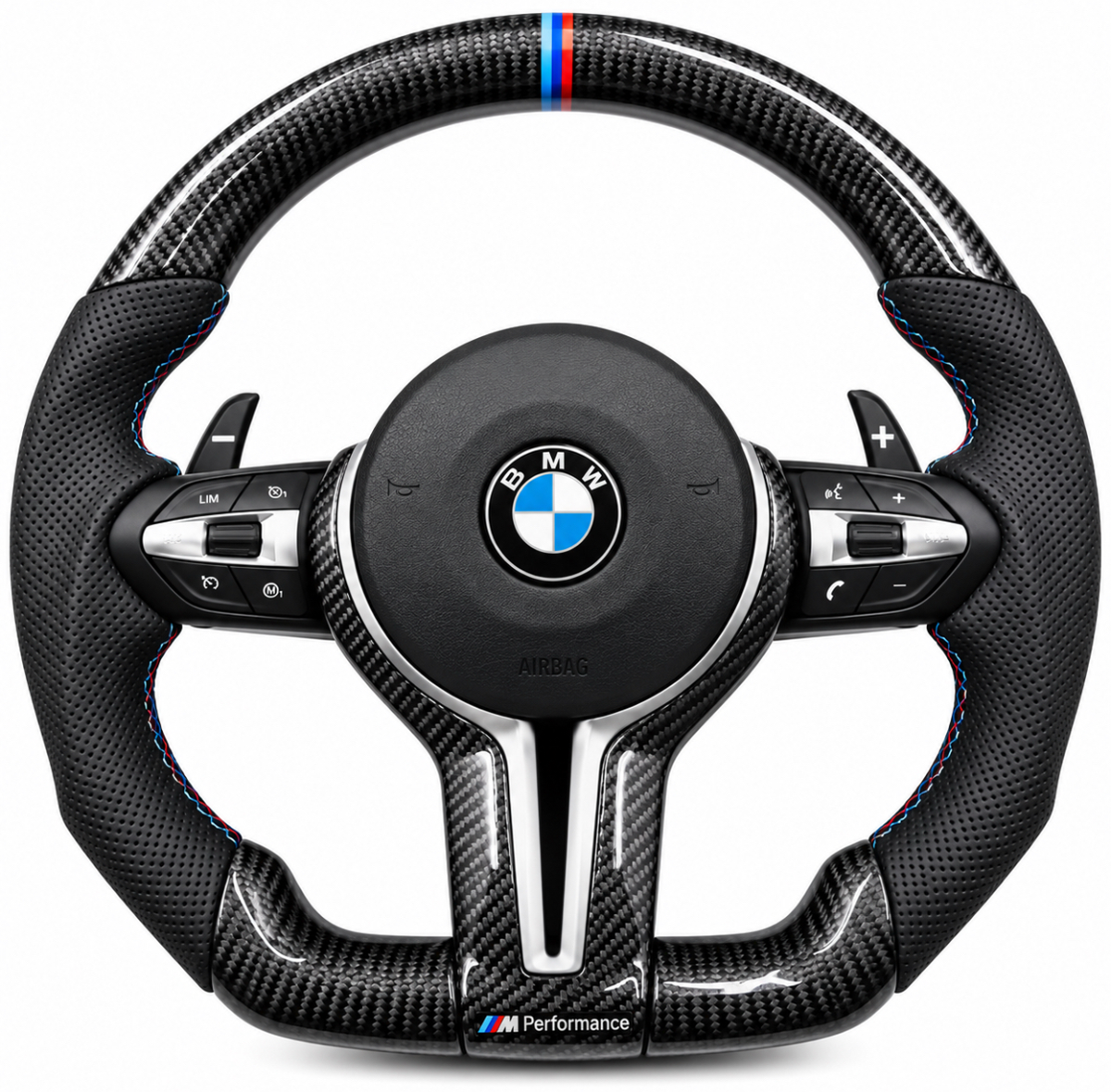BMW F Series Carbon Fibre Sports Steering Wheel